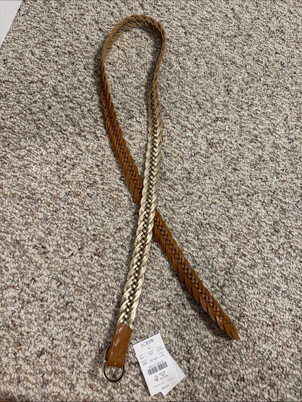 Reversible Braided Belt